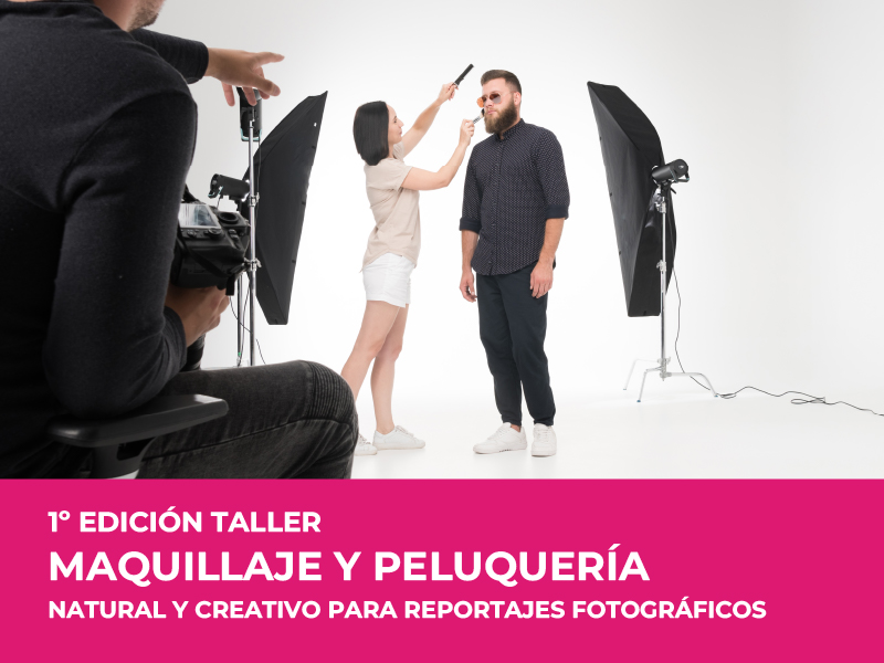 maquillaje y peluquería natural y creativo para reportajes fotográficos